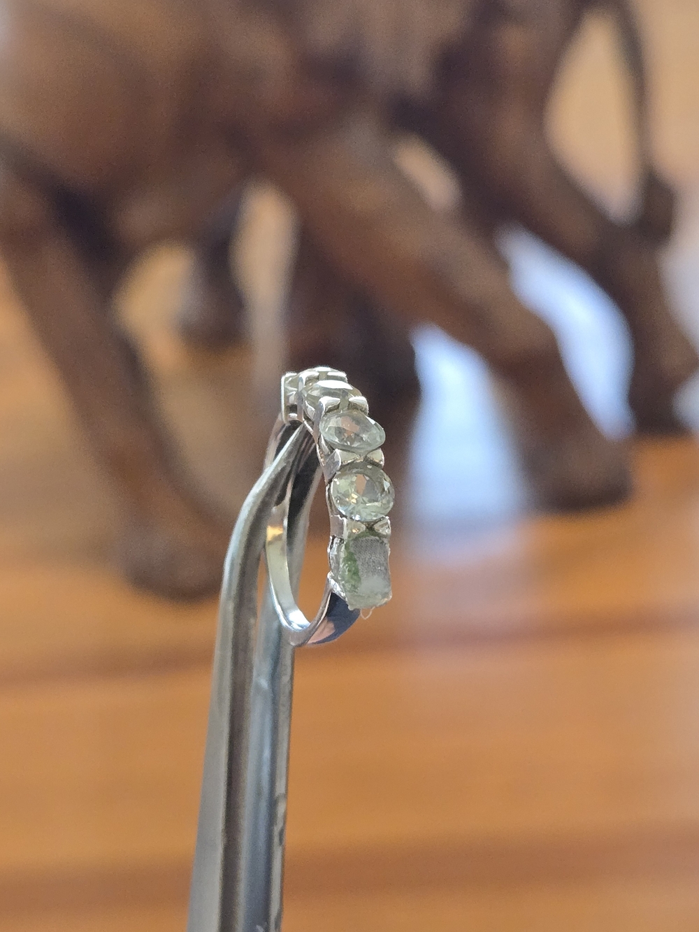 Aquamarine Stone Women's Ring - Elegant Band